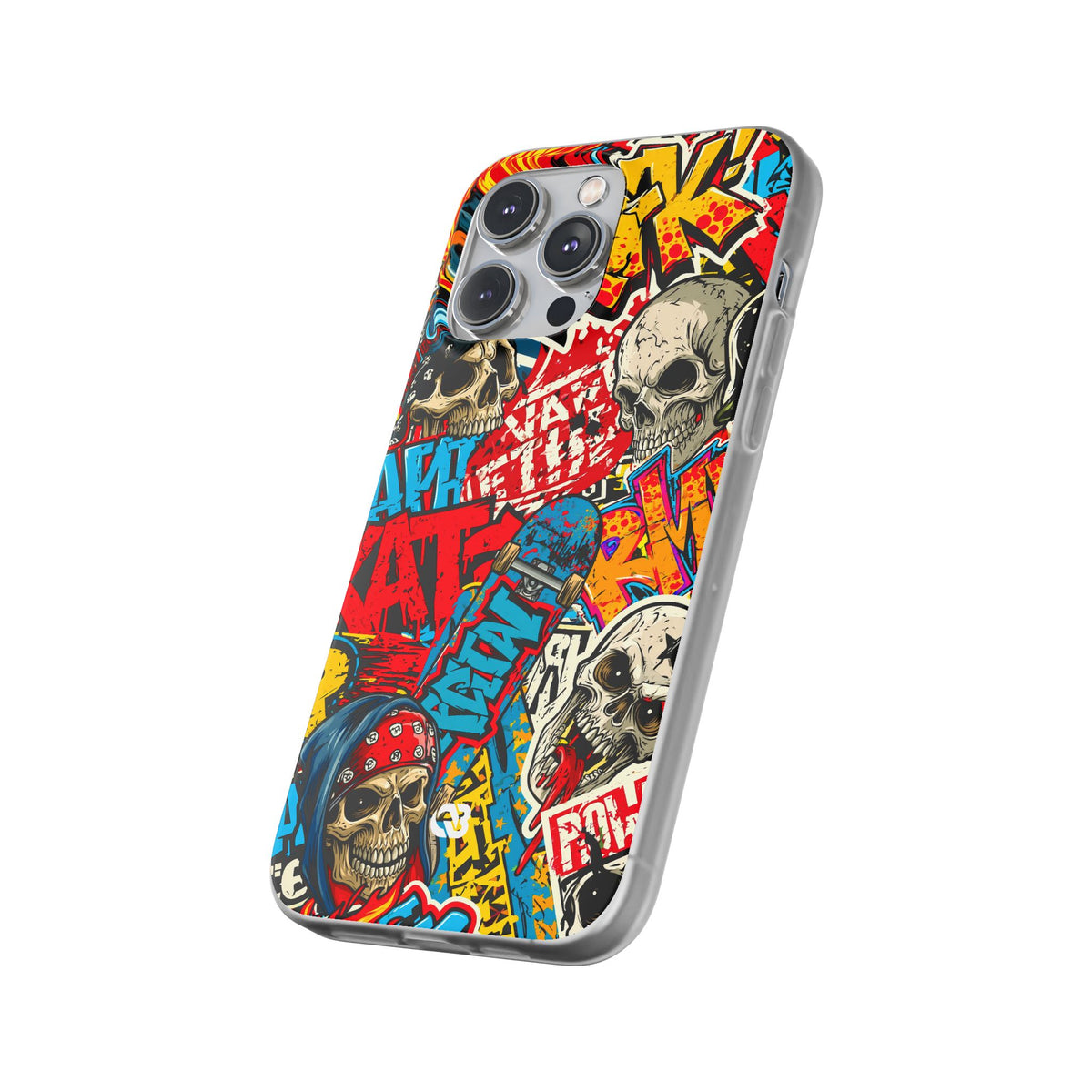 Skate Skull Riot · Lite Phone Case for iPhone ·  Red