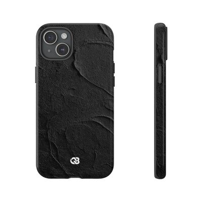 Obsidian Stucco Relief · Tough Phone Case for iPhone · Black