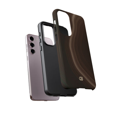 Brown Tough Phone Case for Samsung - Bronzed Canyon Relief