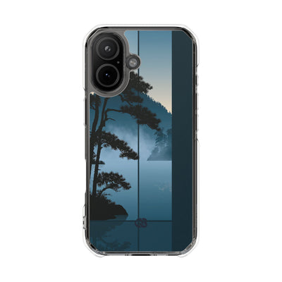 Blue Impact MagSafe Phone Case for iPhone - Kyoto Mist Pine