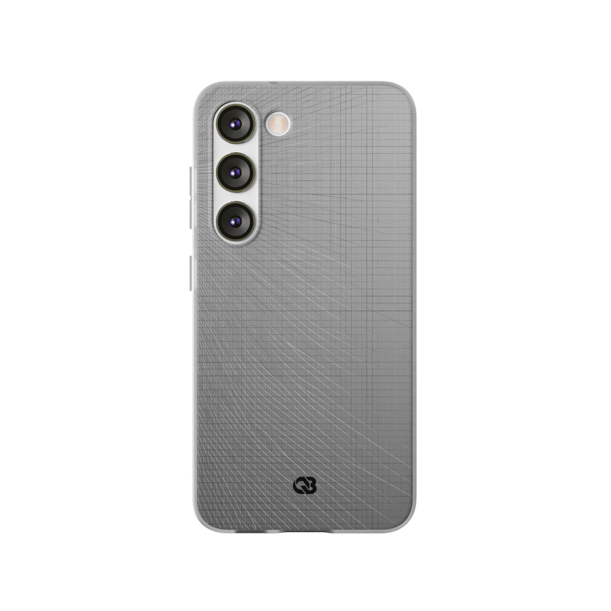 Grey Lite Phone Case for Samsung - Chrome Mesh Warp
