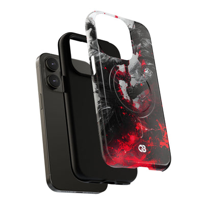 Shattered Crimson Duel · Tough+ Phone Case for iPhone · Magsafe