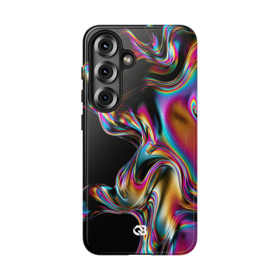 Purple Tough Phone Case for Samsung - Liquid Neon Chrome