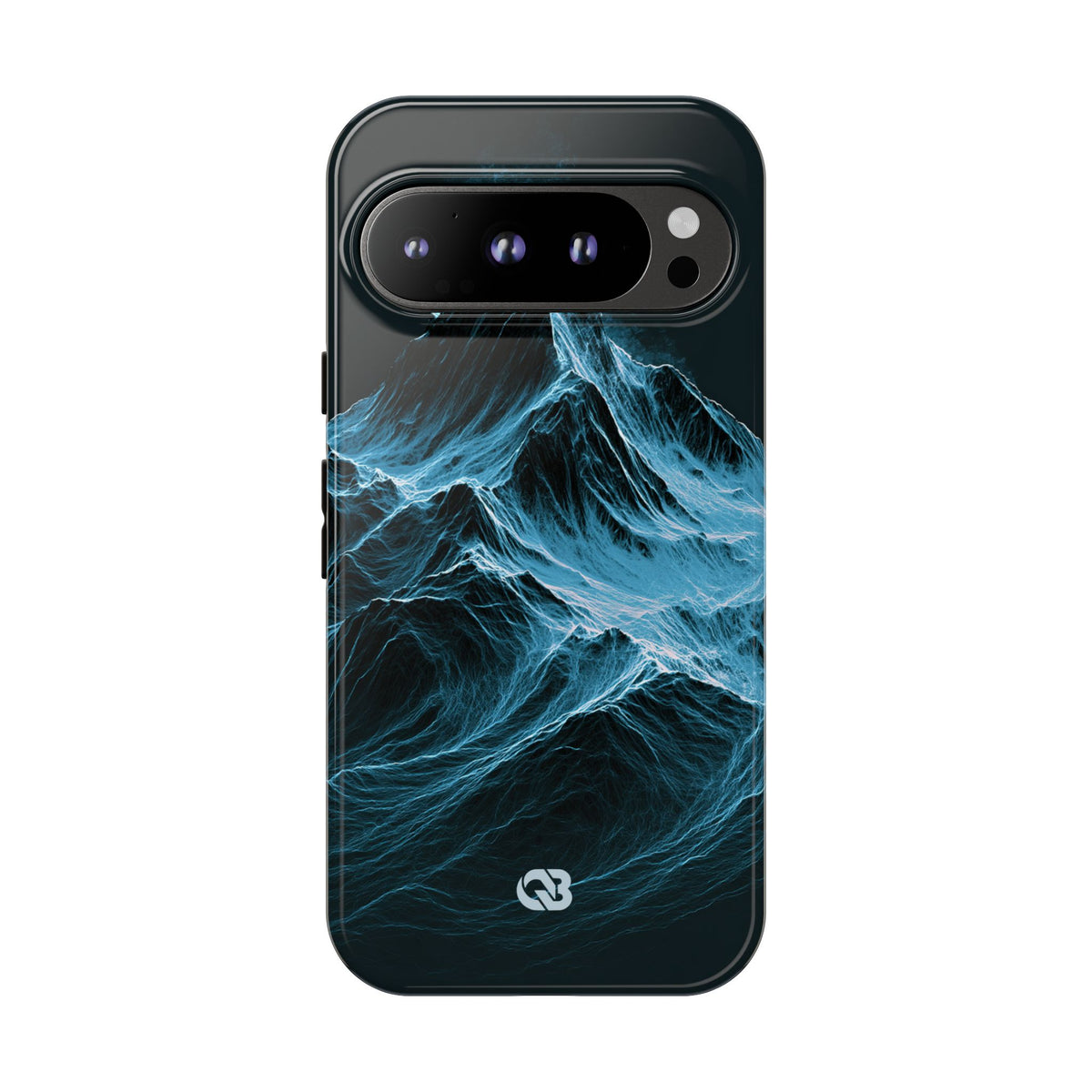 Nordic Frost Peak · Tough Phone Case for Pixel ·  Blue