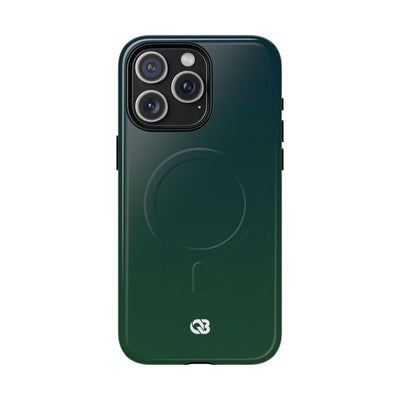 Green Tough 2.0 Magsafe Phone Case for iPhone - Midnight Pine Horizon