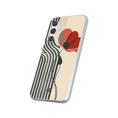 Modernist Poppy · Lite Phone Case for Samsung · Beige