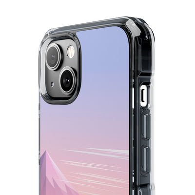 Purple Impact MagSafe Phone Case for iPhone - Lavender Alpine Dawn