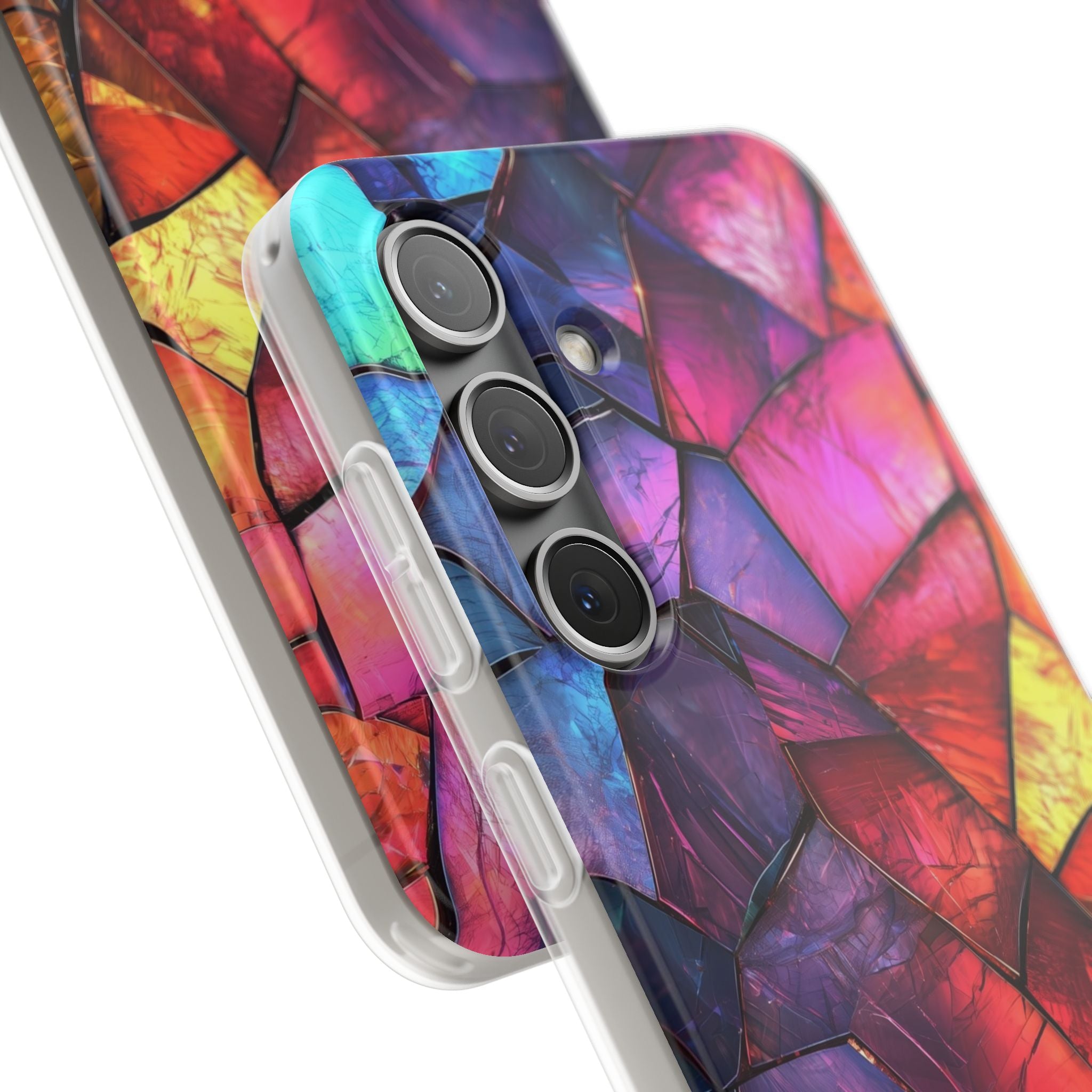 Cracked Prism Samsung S24 Case - Soft