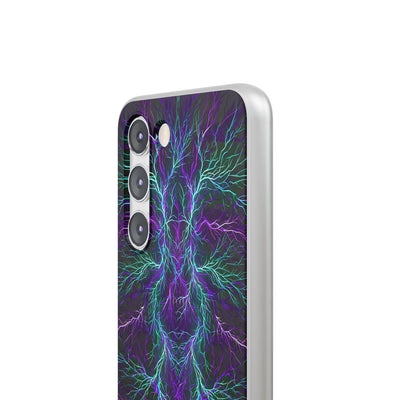 Electric Plasma Arbor · Lite Phone Case for Samsung · Purple