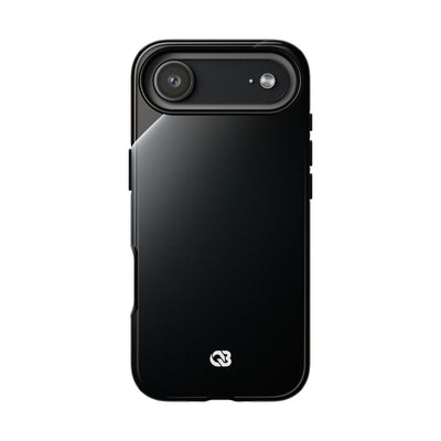 Black Tough Phone Case for iPhone - Obsidian Lunar Arch