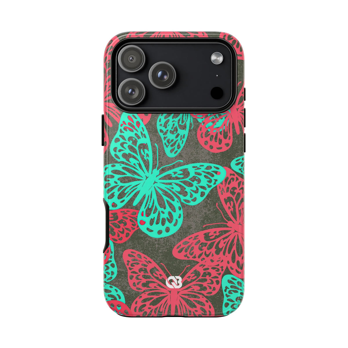 Electric Papillon · Tough Phone Case for iPhone · Pink