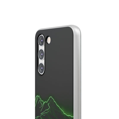Nordic Mountain Contour · Lite Phone Case for Samsung · Black
