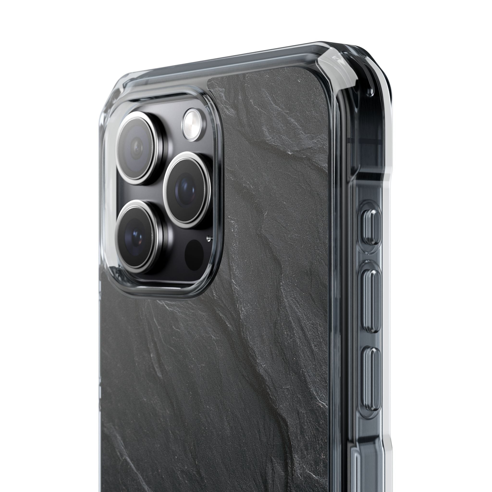 Black Impact MagSafe Phone Case for iPhone - Midnight Slate Ridge