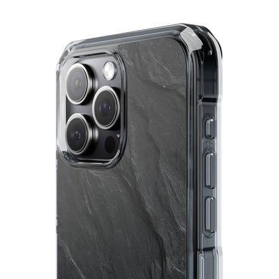 Black Impact MagSafe Phone Case for iPhone - Midnight Slate Ridge