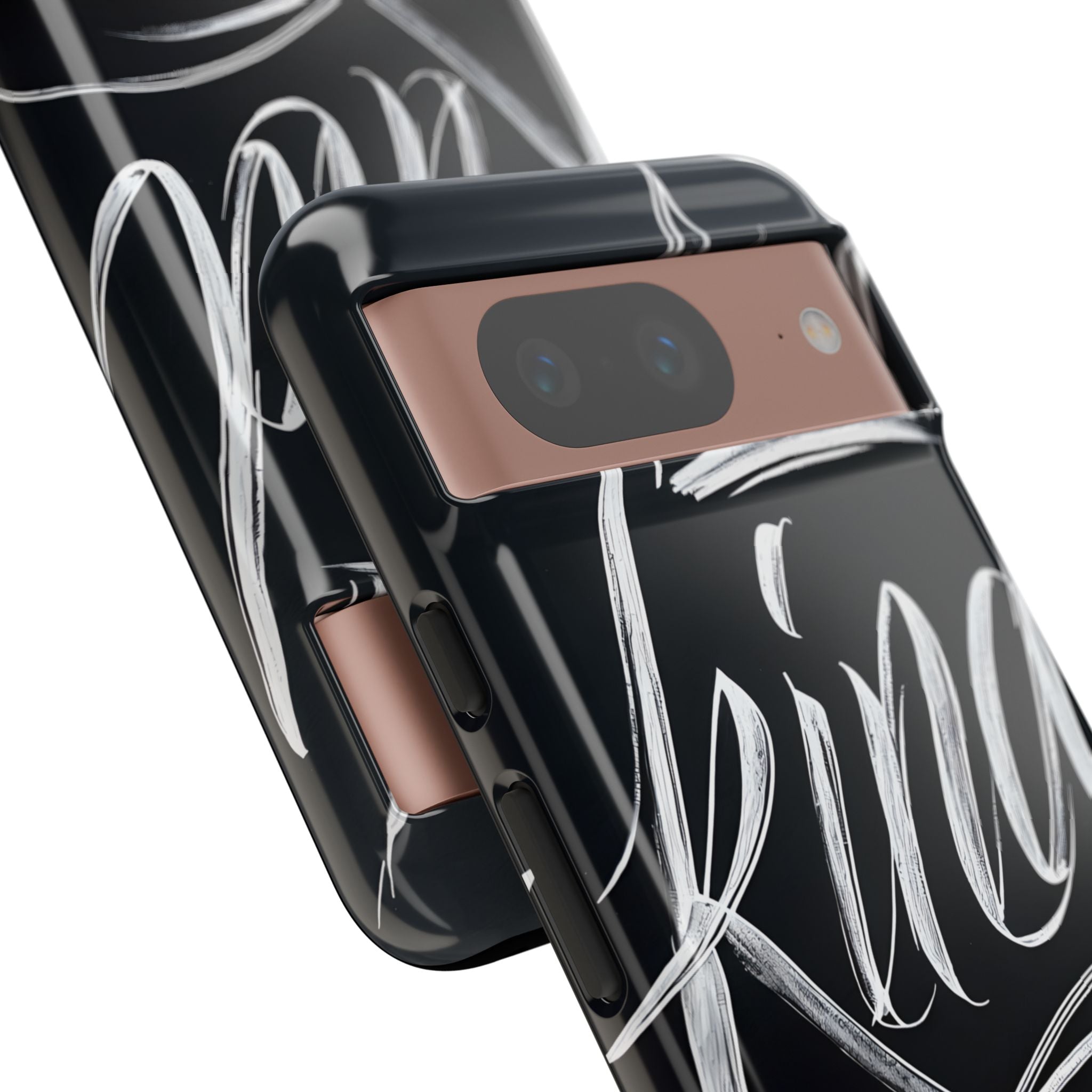 Noir Crown Script · Tough Custodia per Google Pixel