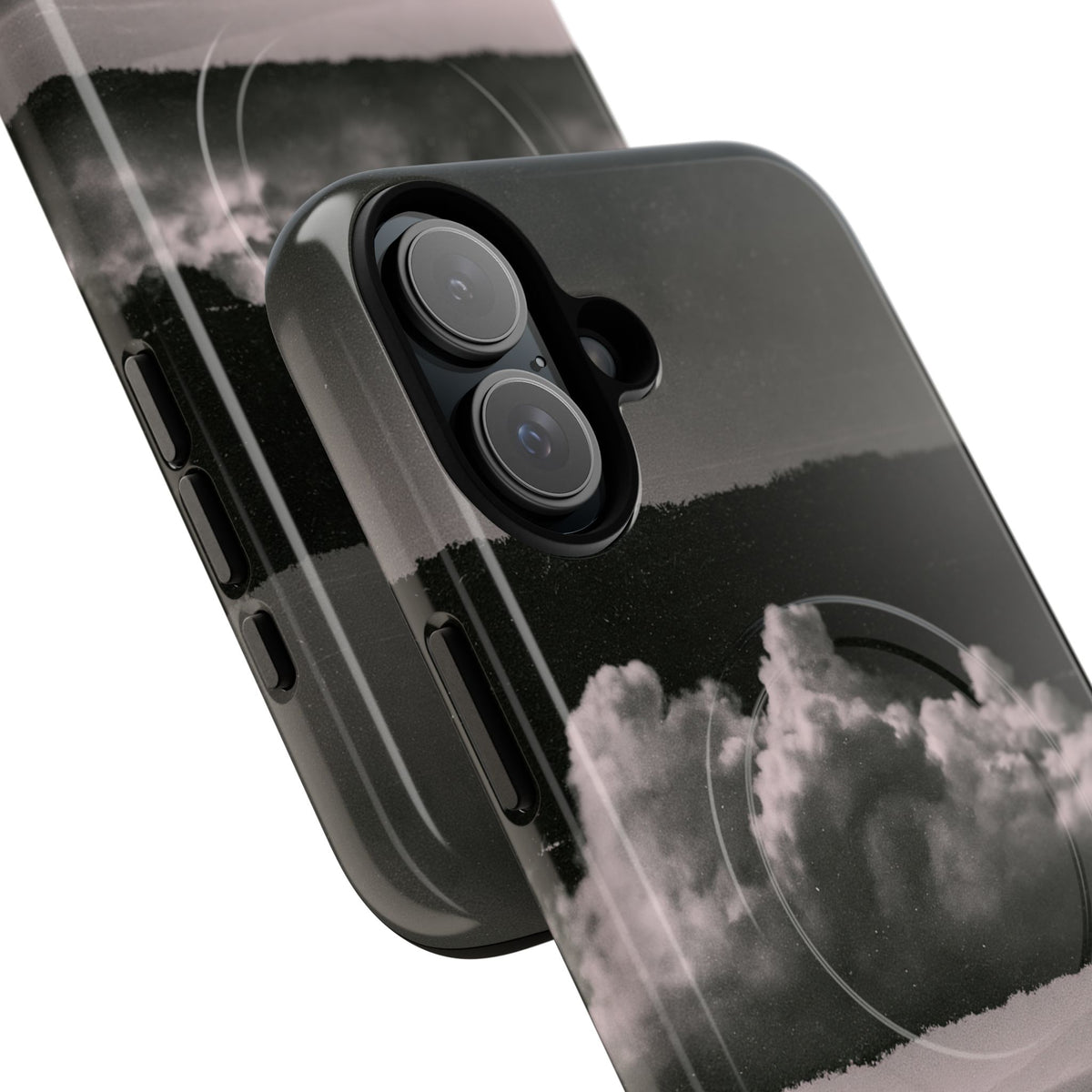 Crimson Horizon · Tough 2.0 Magnetic Phone Case for iPhone · Black
