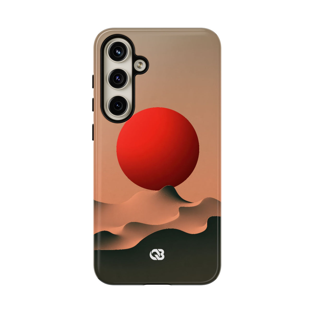 Crimson Sol Ridge · Tough Phone Case for Samsung · Red