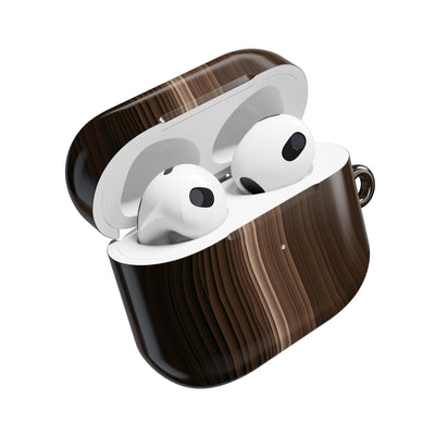 Umber Strata · Hard Case for AirPods & AirPods Pro · Brown