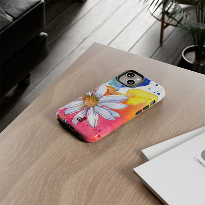 Vivid Bloom Splatter · Tough Handyhülle für iPhone