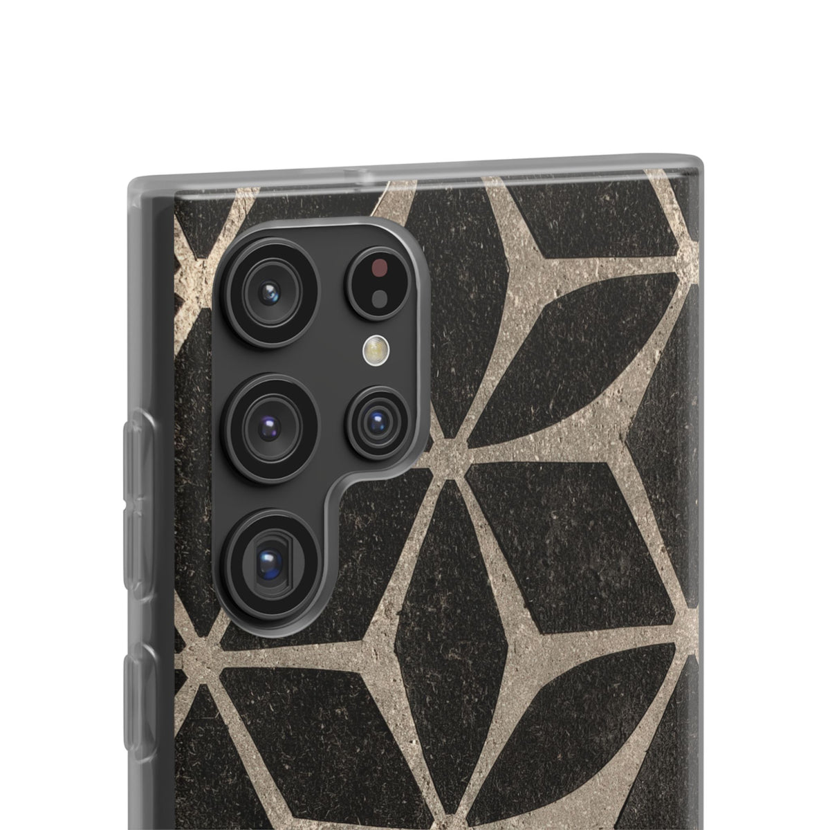 Concrete Mosaic Star · Lite Phone Case for Samsung · Black