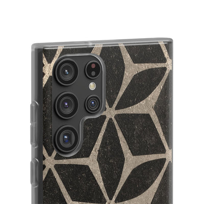 Concrete Mosaic Star · Lite Phone Case for Samsung · Black