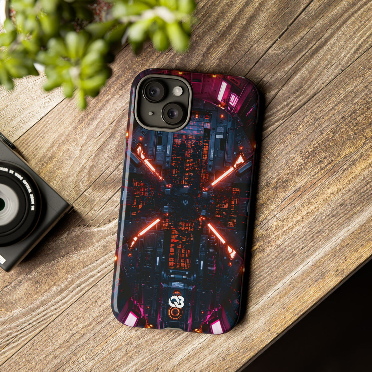 Cybernetic Reactor Core · Tough Phone Case for iPhone · Black