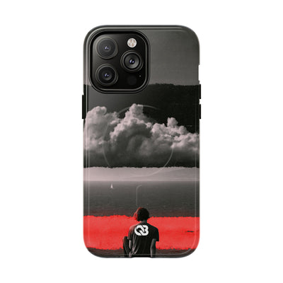 Crimson Horizon · Tough 2.0 Magnetic Phone Case for iPhone · Black