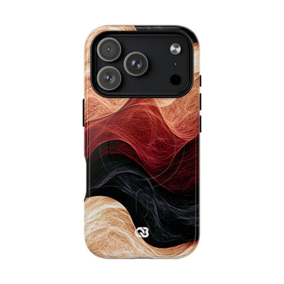 Ember Wave Dispersion · Tough 2.0 Magnetic Phone Case for iPhone · Red