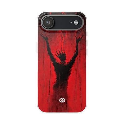 Crimson Shadow Ascent · Soft Custodia per iPhone