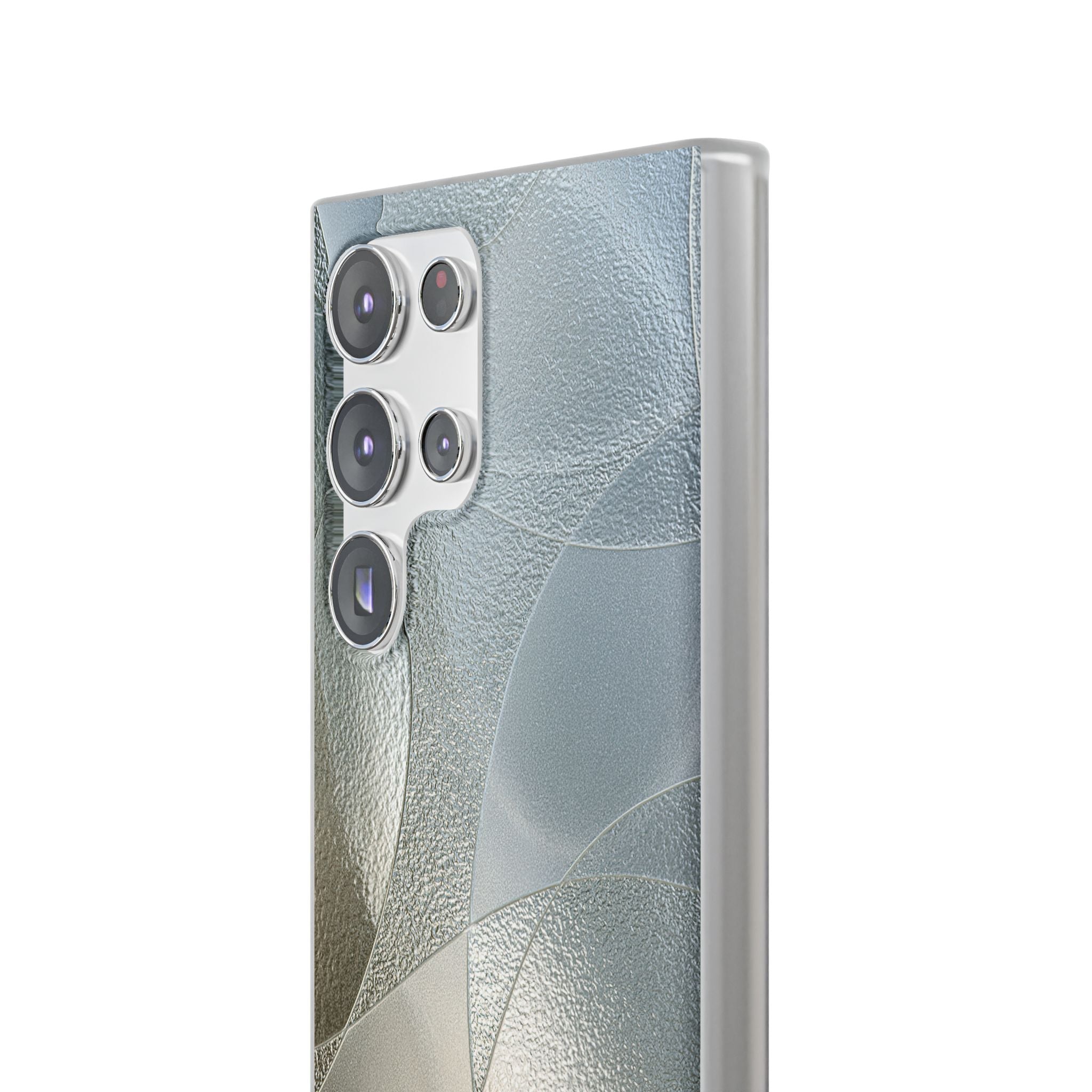 Silver Lite Phone Case for Samsung - Frosted Silver Mosaic