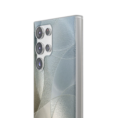 Silver Lite Phone Case for Samsung - Frosted Silver Mosaic