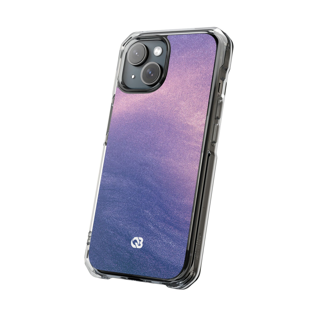 Ethereal Violet Glow · Clear Impact Magnetic Phone Case for iPhone · Purple