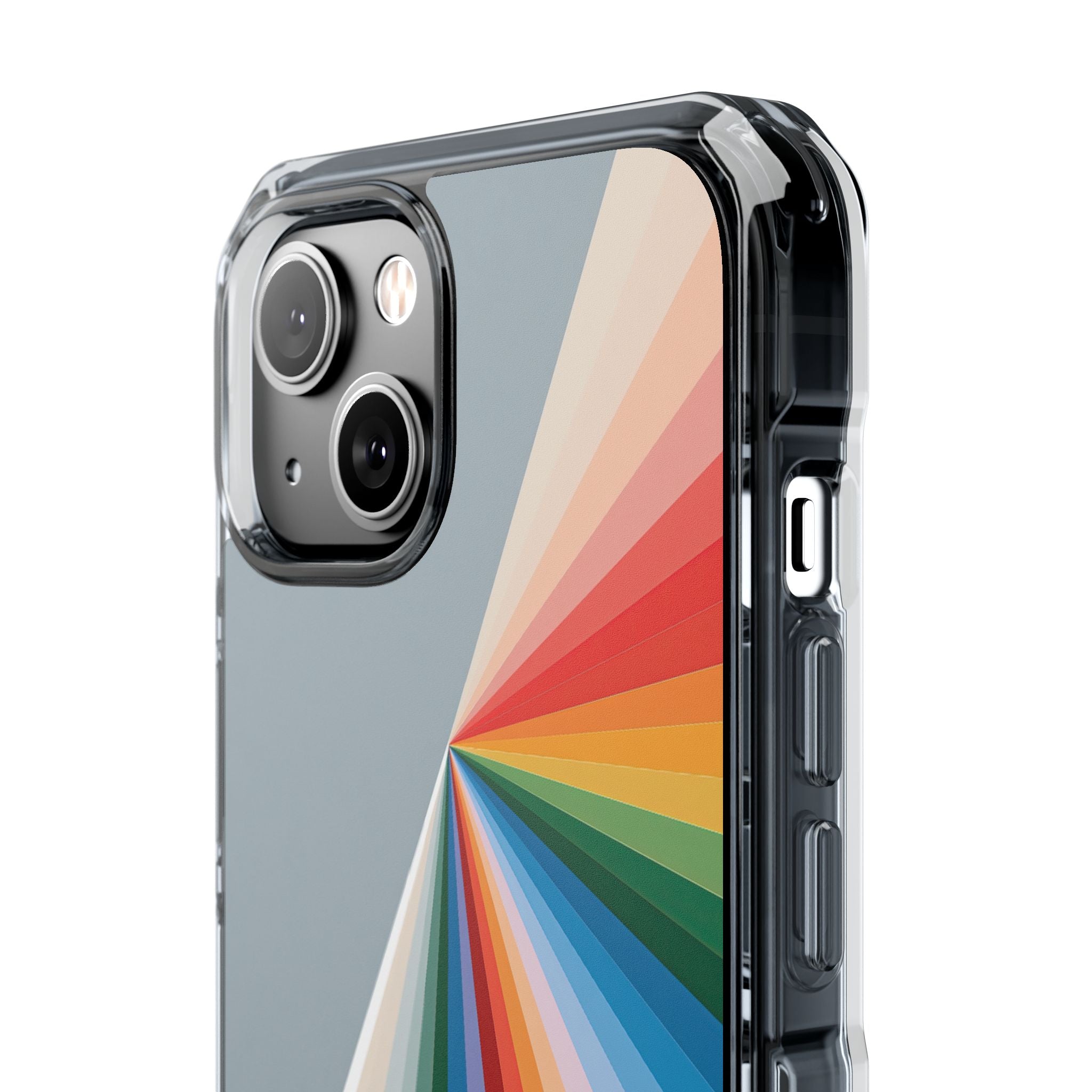 Grey Impact MagSafe Phone Case for iPhone - Slate Prism Burst