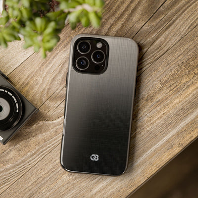 Grey Tough Phone Case for iPhone - Faded Sand Mesh