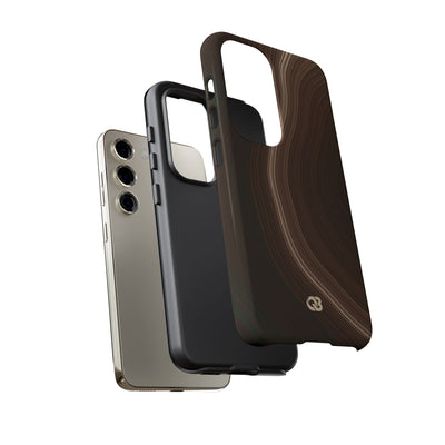 Brown Tough Phone Case for Samsung - Bronzed Canyon Relief