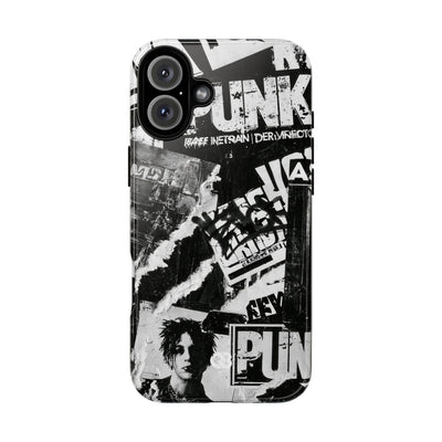Underground Punk Collage · Tough Phone Case for iPhone · Black