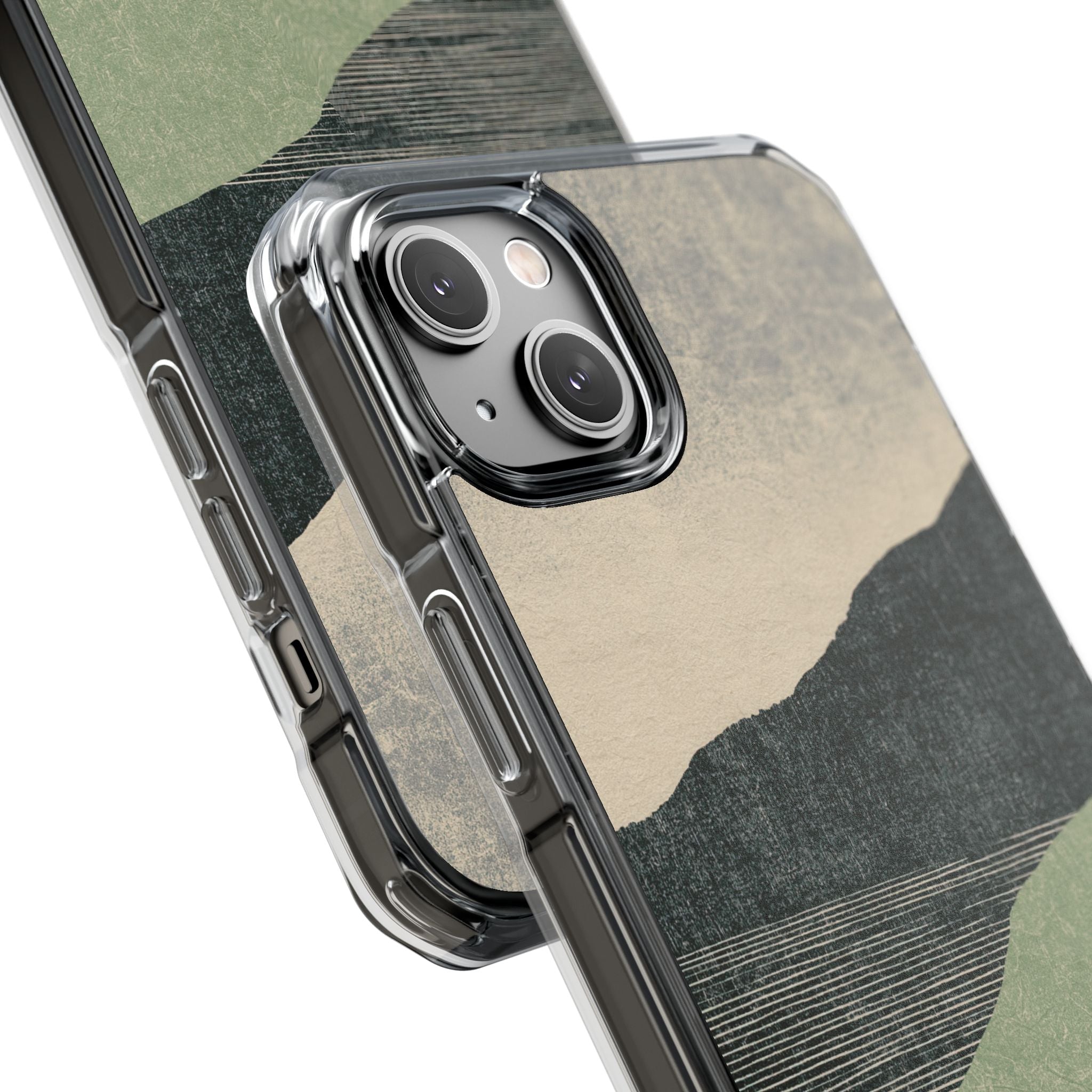 Green Impact MagSafe Phone Case for iPhone - Moss Ridge Grain