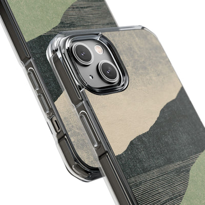 Green Impact MagSafe Phone Case for iPhone - Moss Ridge Grain