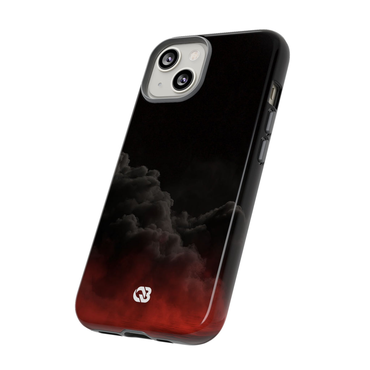 Crimson Fog Void · Tough Phone Case for iPhone · Black