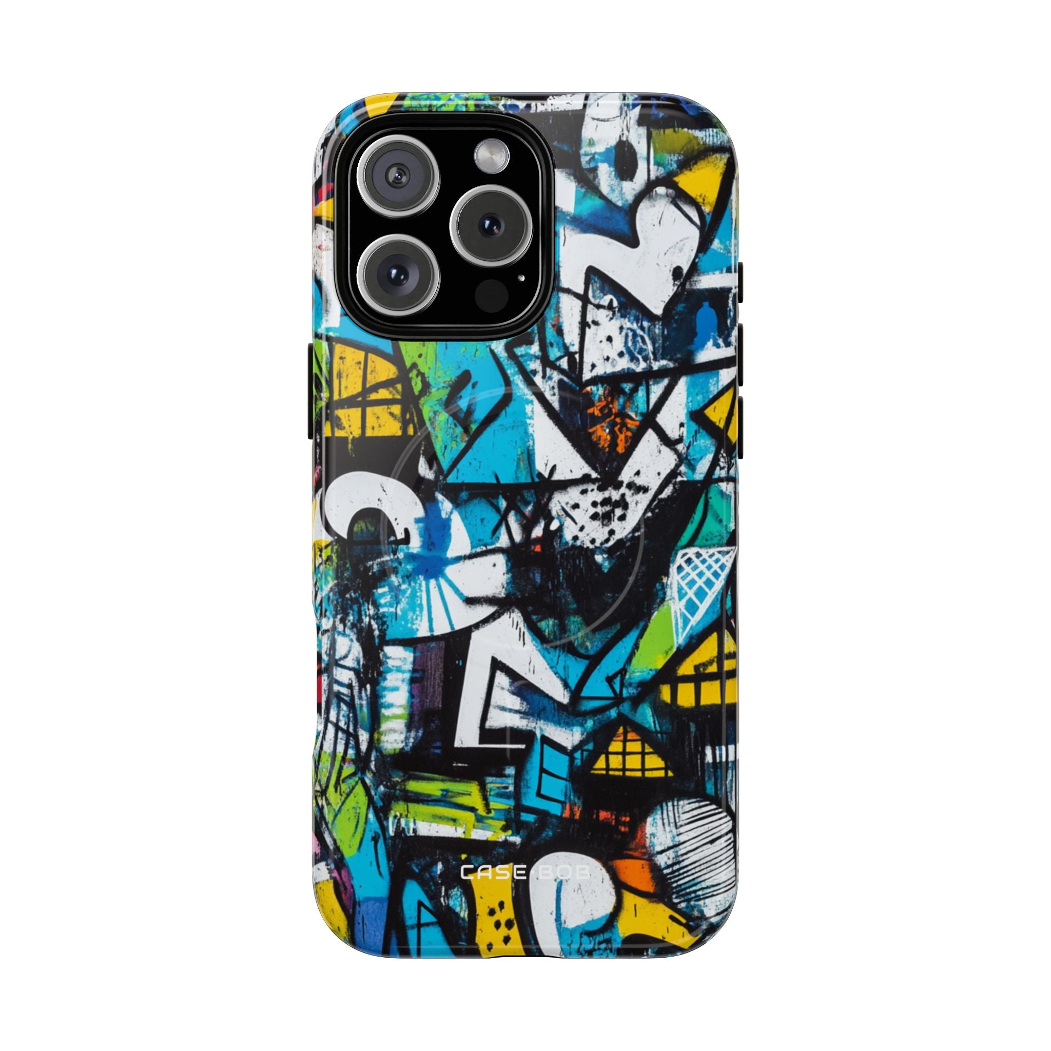 Weißes Ripple Drift iPhone 16 Pro Max Case - Tough+