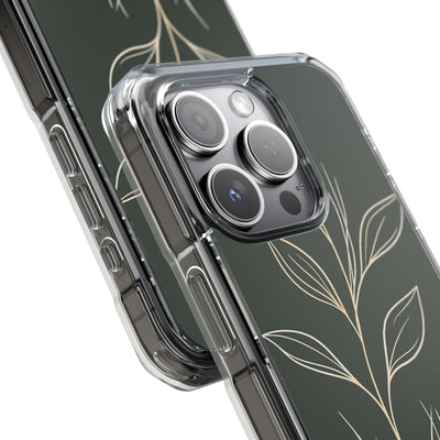 Green Impact MagSafe Phone Case for iPhone - Deep Moss Willow