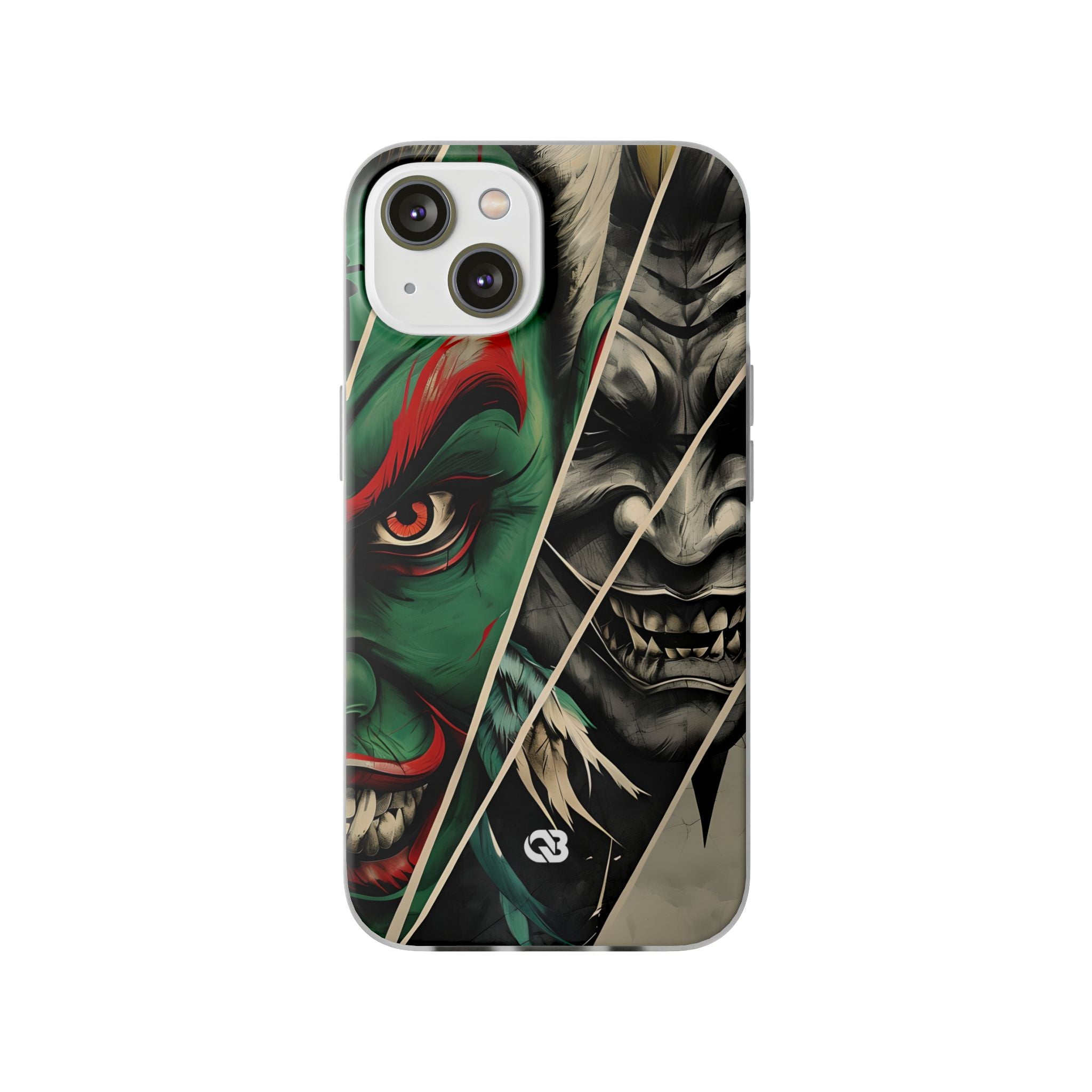 Emerald Oni Grin · Soft Phone Case for iPhone