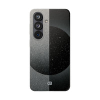 Black Lite Phone Case for Samsung - Lunar Static Orbit