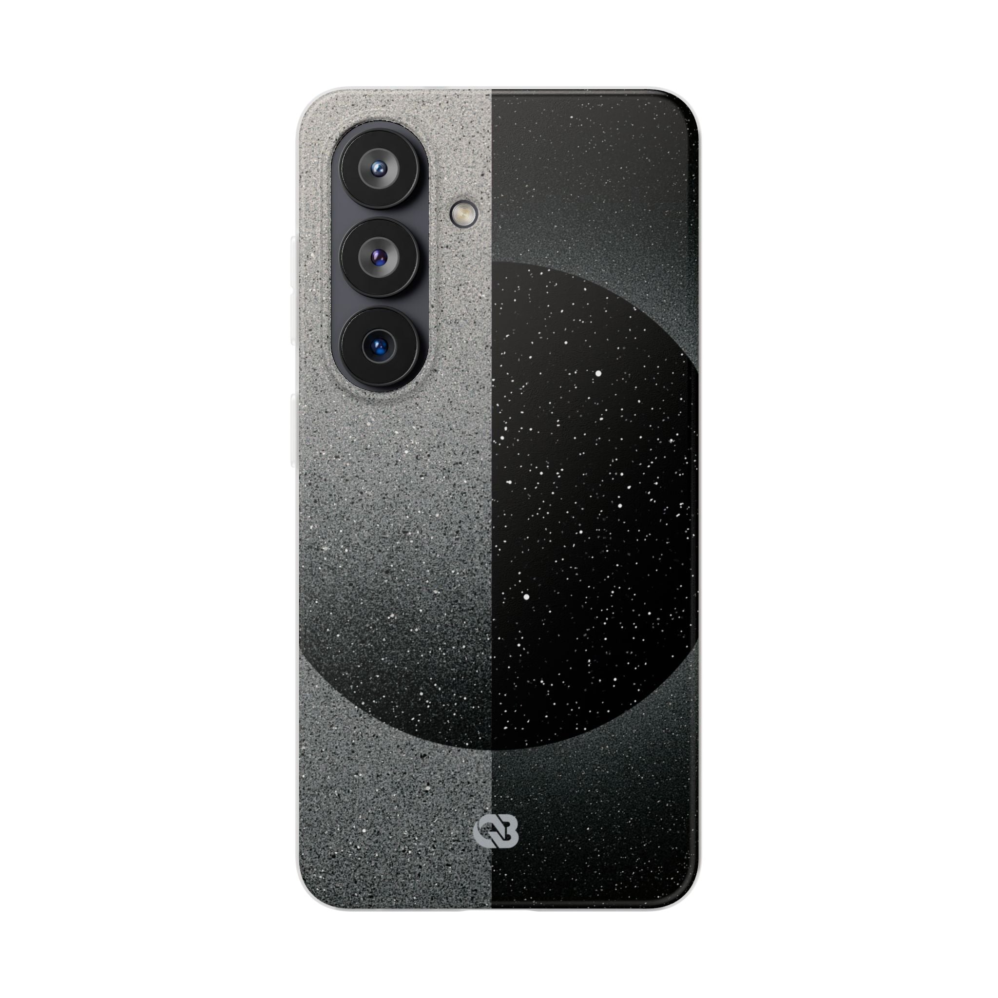Black Lite Phone Case for Samsung - Lunar Static Orbit