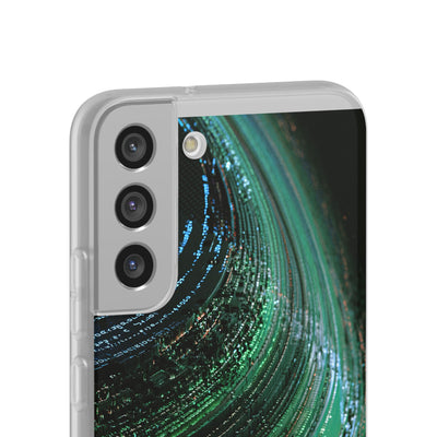Orbital Data Stream · Lite Phone Case for Samsung · Green