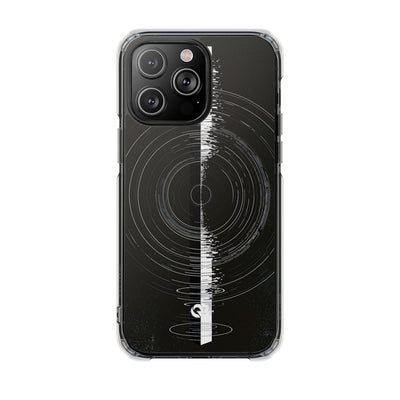 Black Impact MagSafe Phone Case for iPhone - Obsidian Orbital Signal