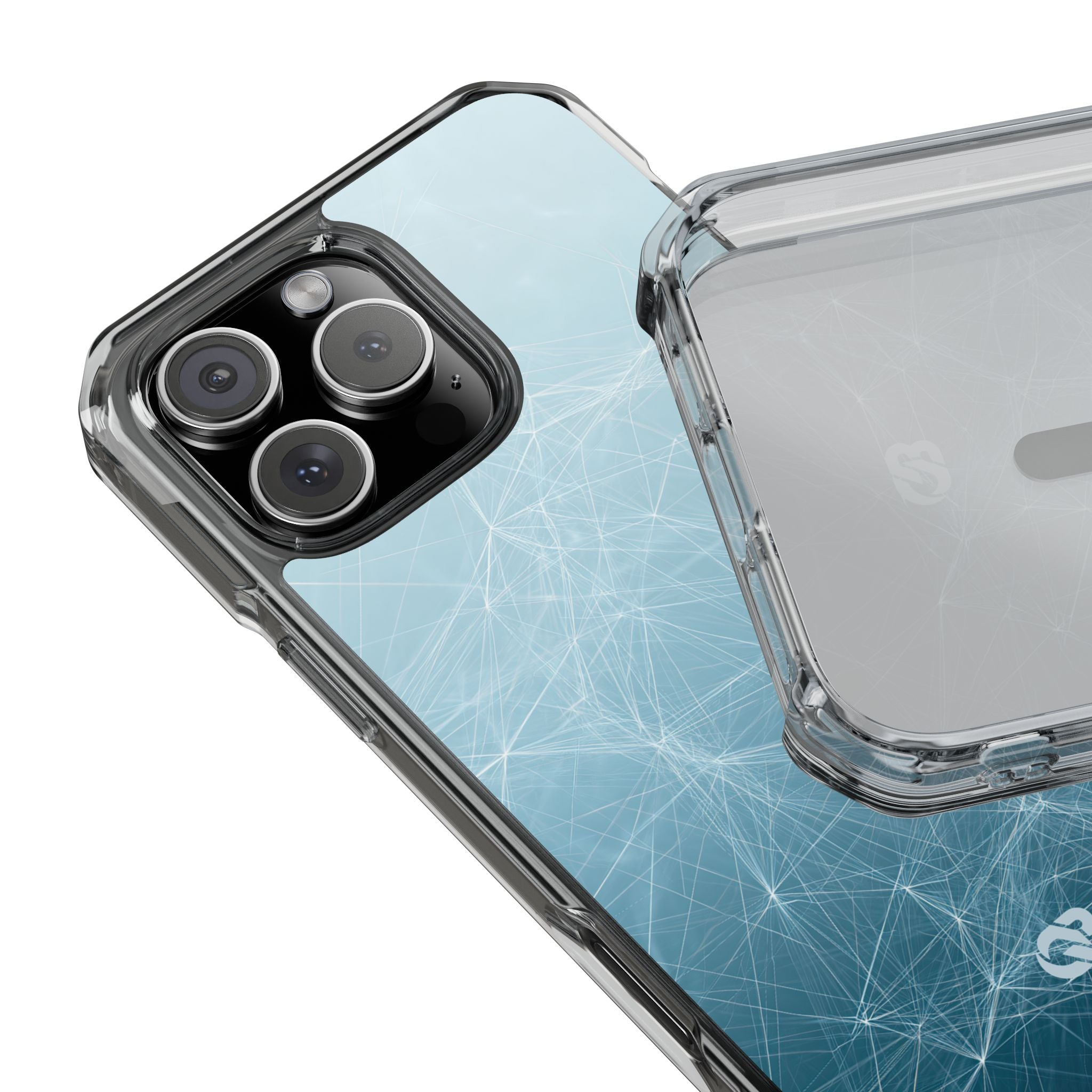 Teal Impact MagSafe Phone Case for iPhone - Arctic Digital Nexus