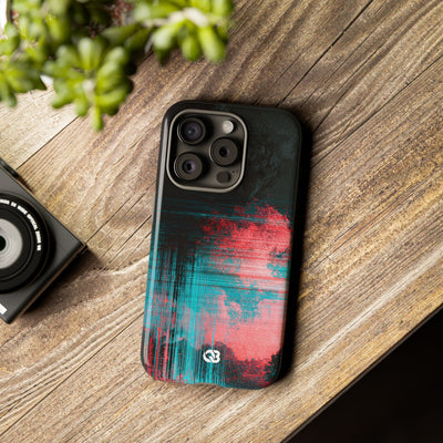 Digital Signal Drift · Tough Phone Case for iPhone · Black