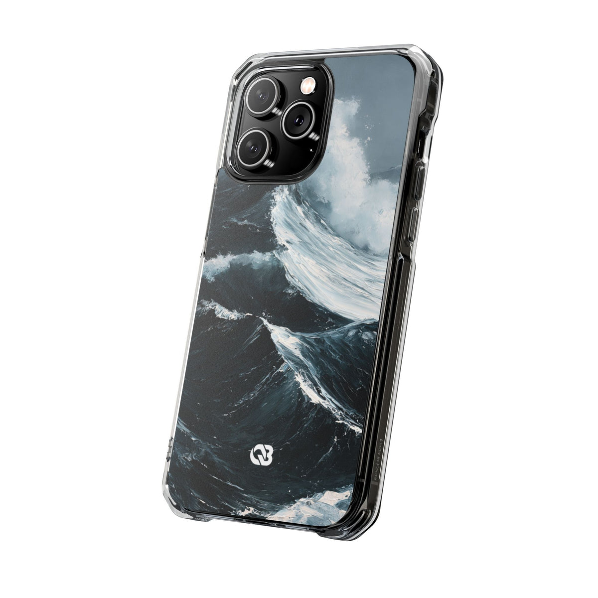 Nordic Swell · Clear Impact Magnetic Phone Case for iPhone · Blue