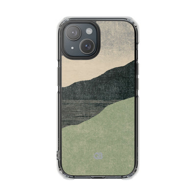 Green Impact MagSafe Phone Case for iPhone - Moss Ridge Grain